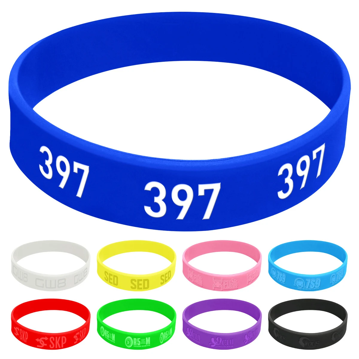 Glow-In-Dark Silicone Bracelet 1