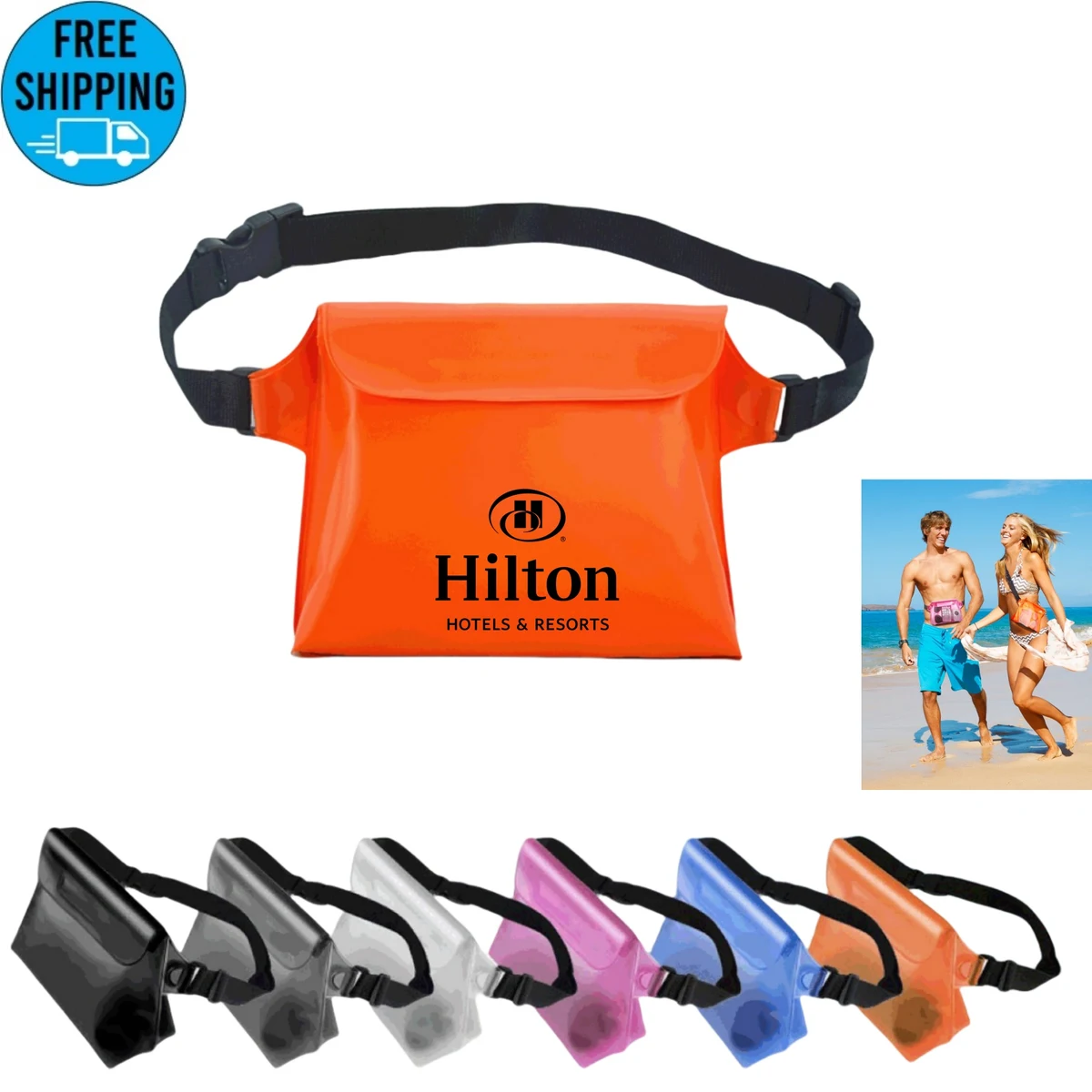 Waterproof Pouch with Waist Strap, Screen Touchable Dry Bag 1