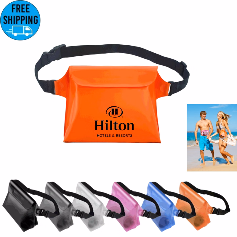 Waterproof Pouch with Waist Strap, Screen Touchable Dry Bag