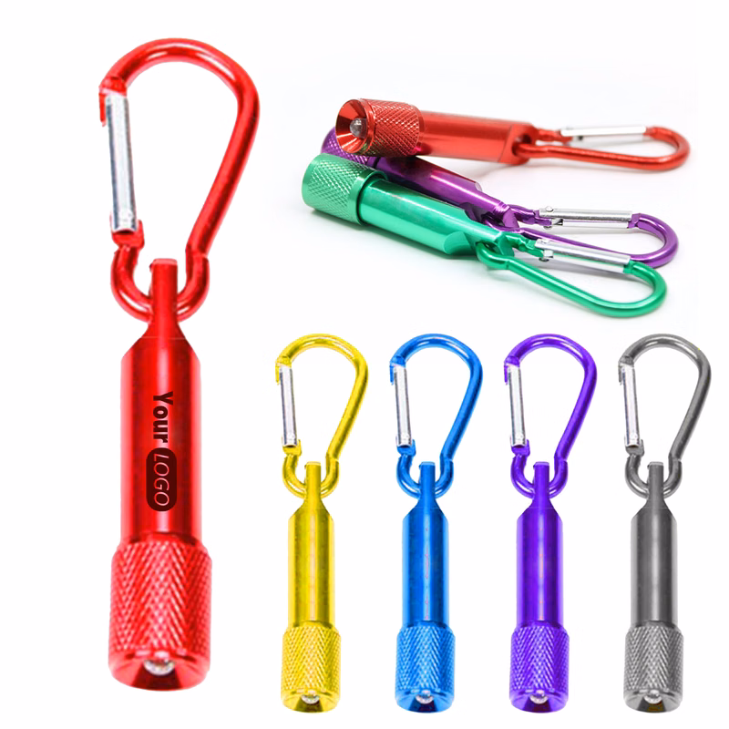 Aluminum Alloy Versatile Carabiner Led Keychain For Everyday And Outdoor Use