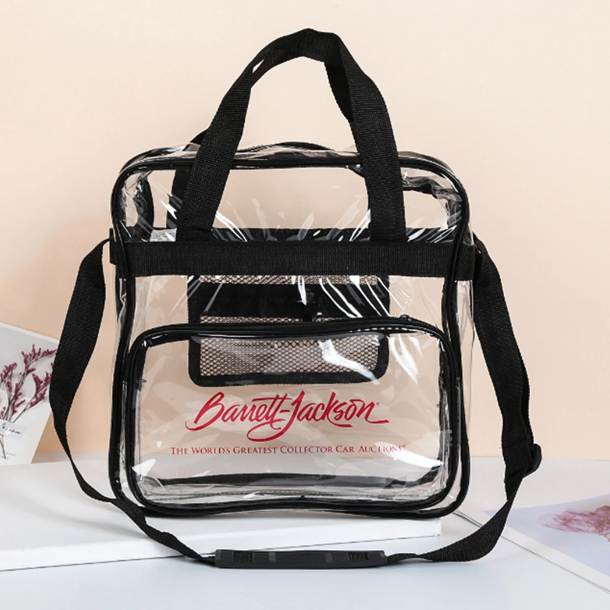 PVC Waterproof Clear Messenger Bag 1