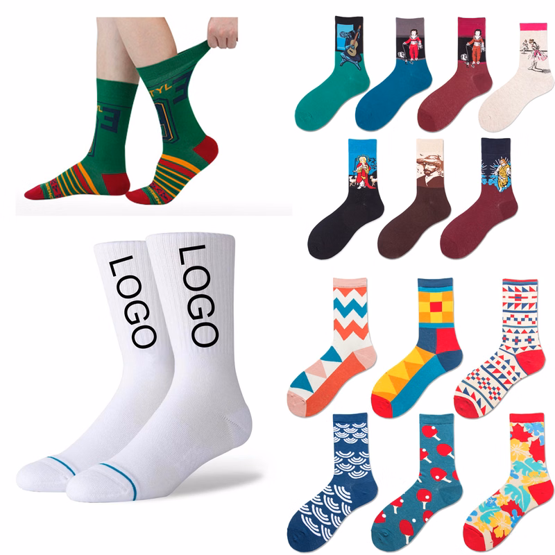 One Size Fits Most Athletic Cotton Crew Sock