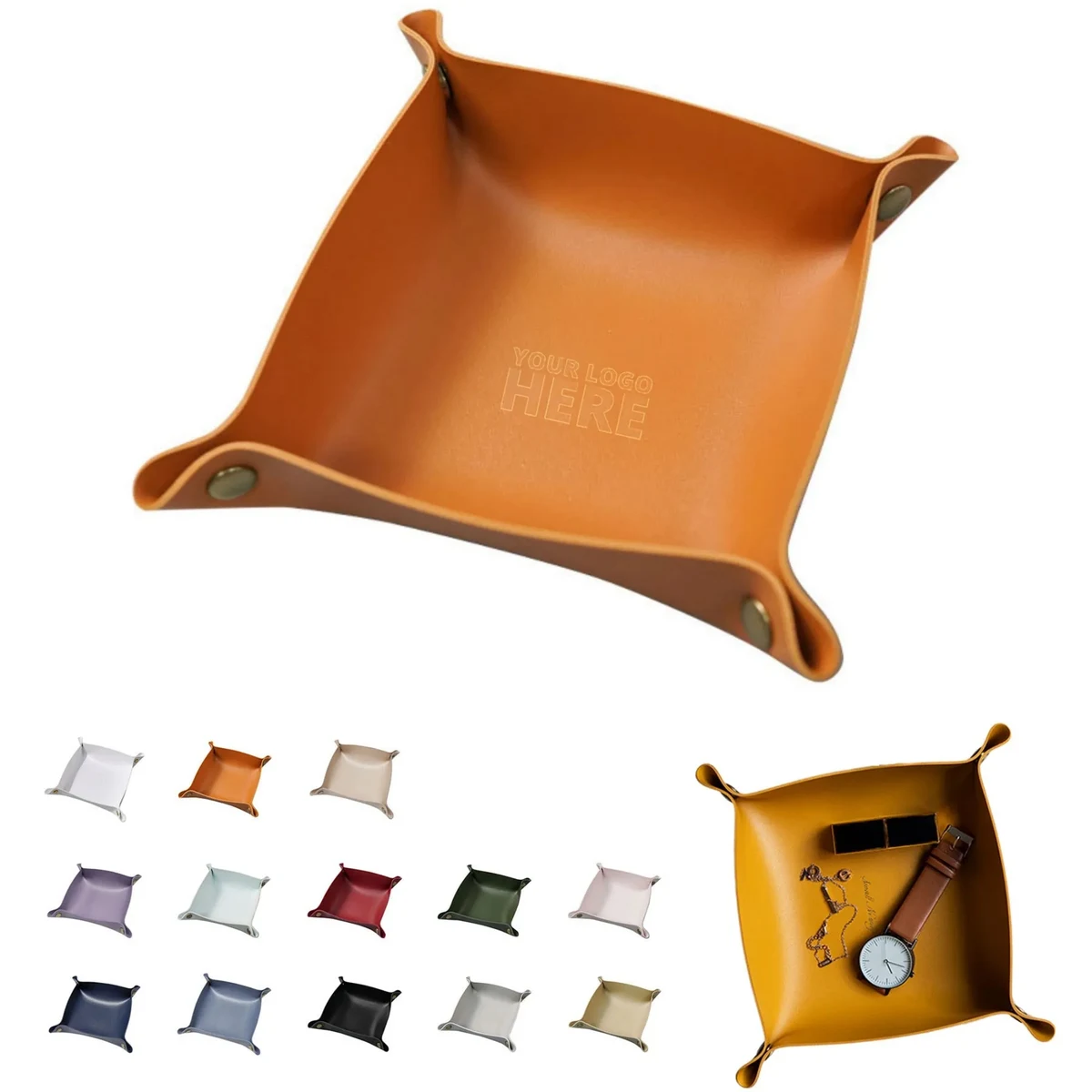 Foldable Portable Square Storage Tray 1