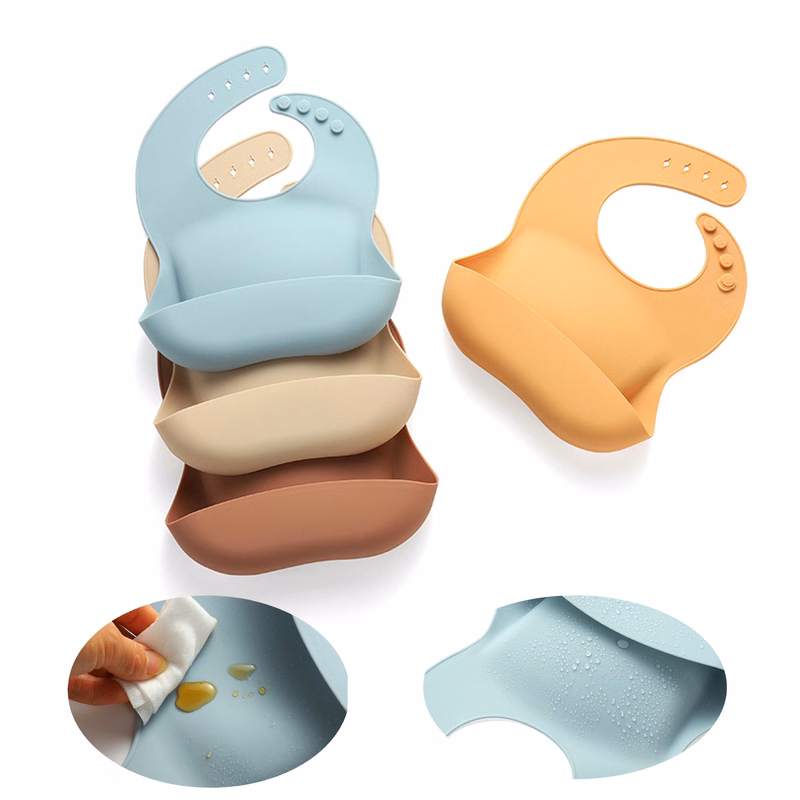Quick-Clean Silicone Feeding Bib