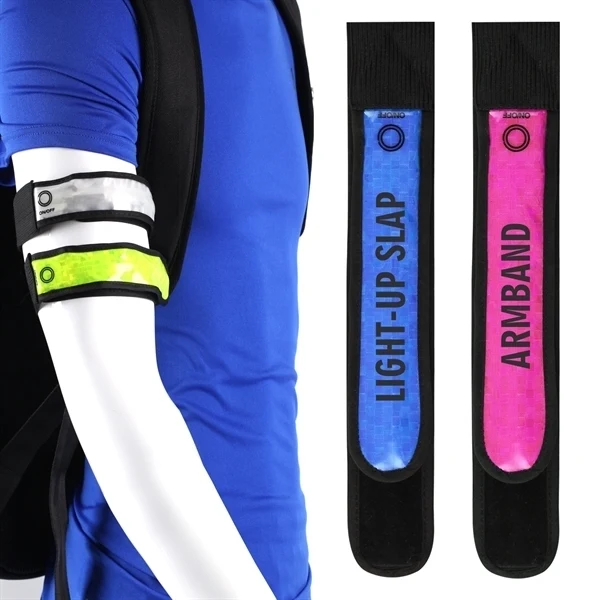 Light Up LED Slap Armband 1