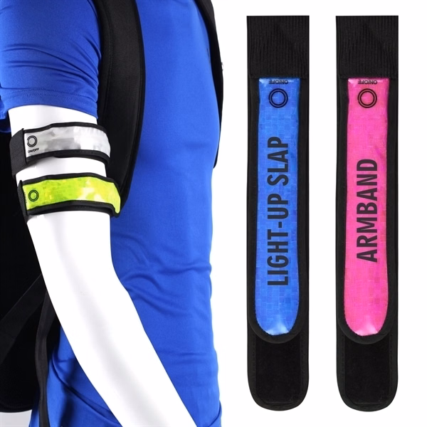 Light Up LED Slap Armband