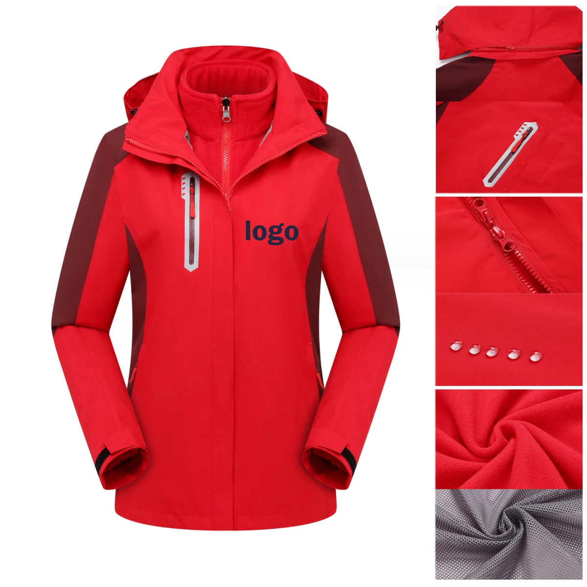 Women's Winter Hardshell Jacket Waterproof Coat 1