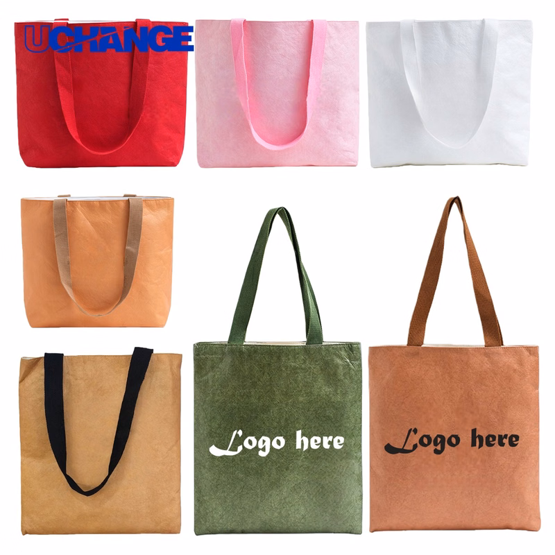 Tear-Resistant Textured Paper Tote Bag Organizer
