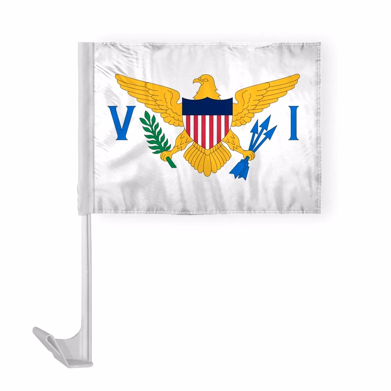 12"x16" & 10.5''x15'' U.S. Virgin Islands Car Flags