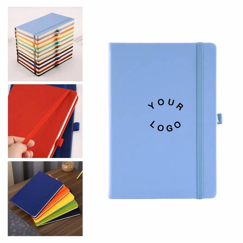 Ruled A5 Notebook with Pen Loop for Daily Writing