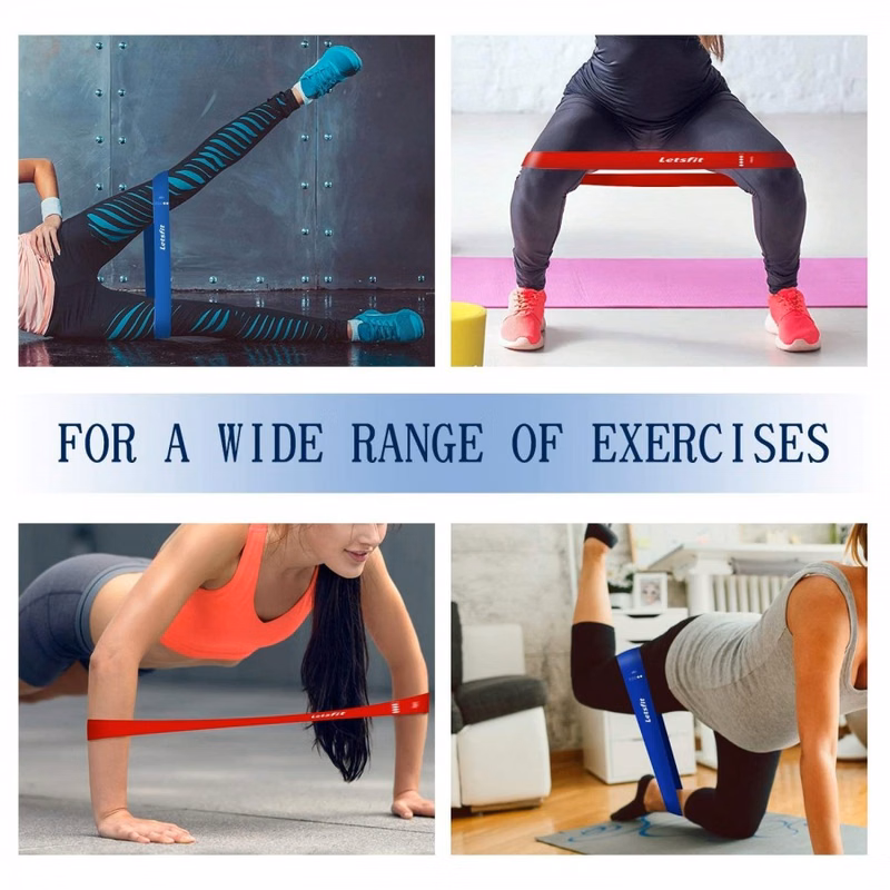 Stretchable Exercise Resistance Band Set - Latex or TPE Options