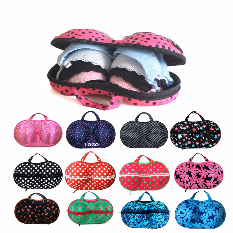 Travel Bra Organizer Hard Shell Storage Case