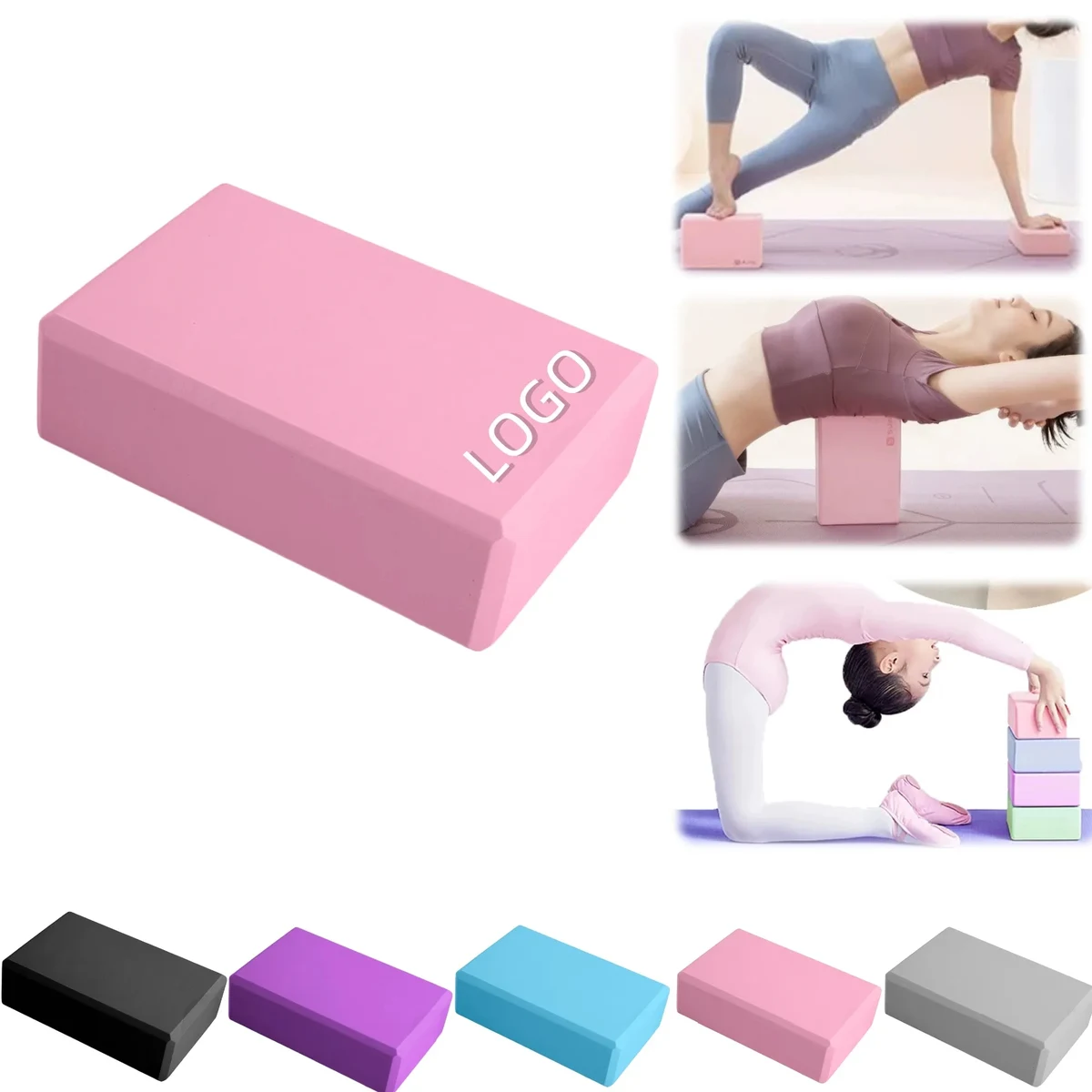 High Density EVA Foam Yoga Block Fitness Brick For Dance 1