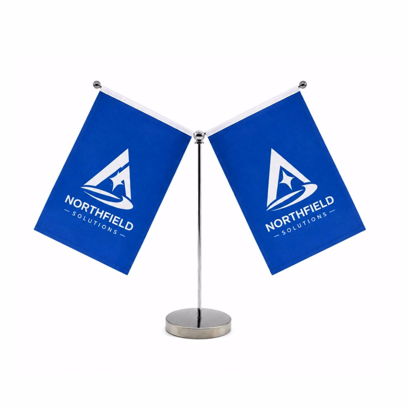Y Shaped Table Top Flag