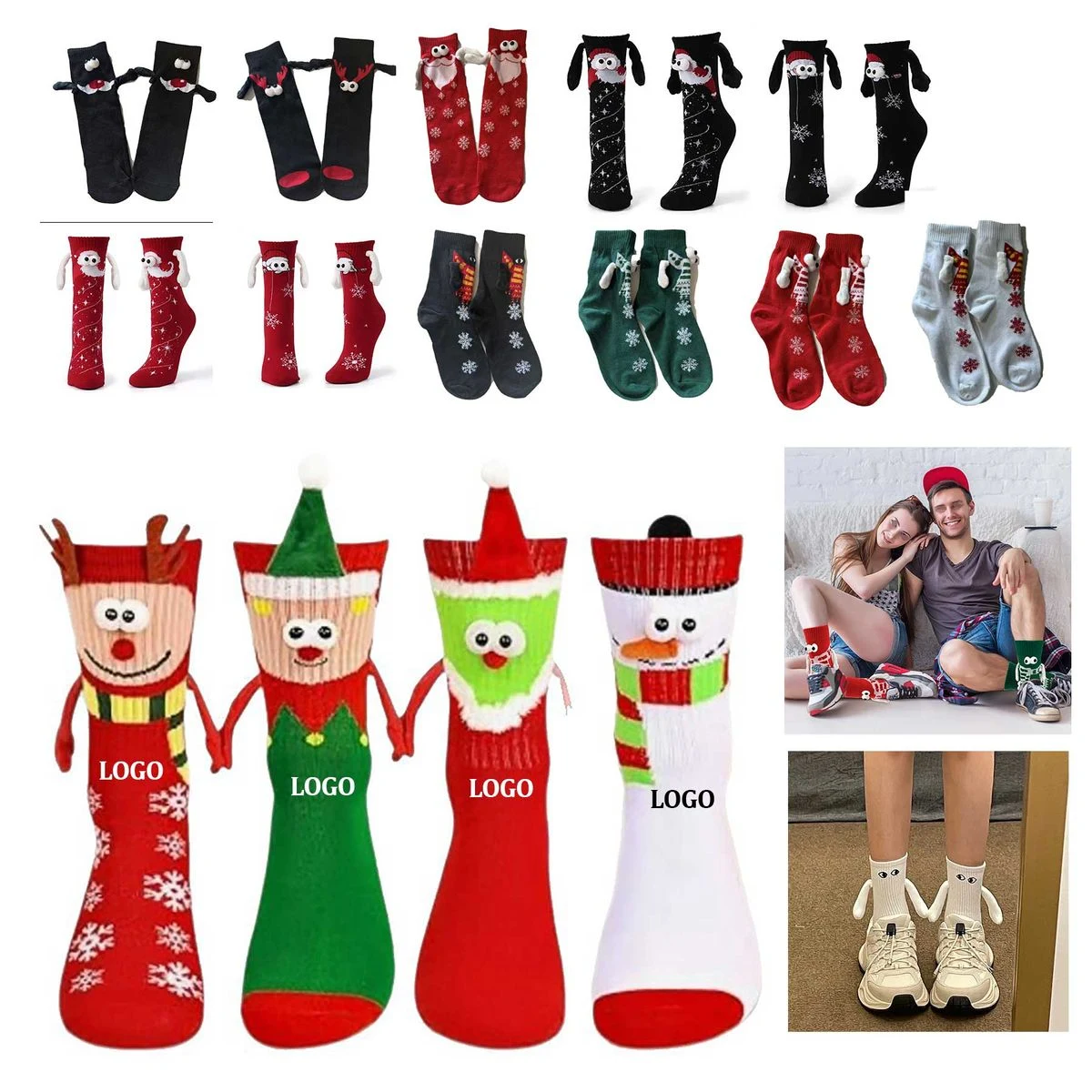 Magnetic Hand Holding Socks 1