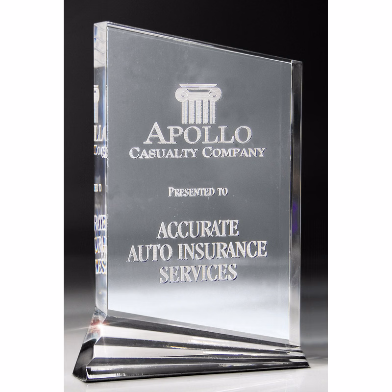 Nouveau Acrylic Award Clear