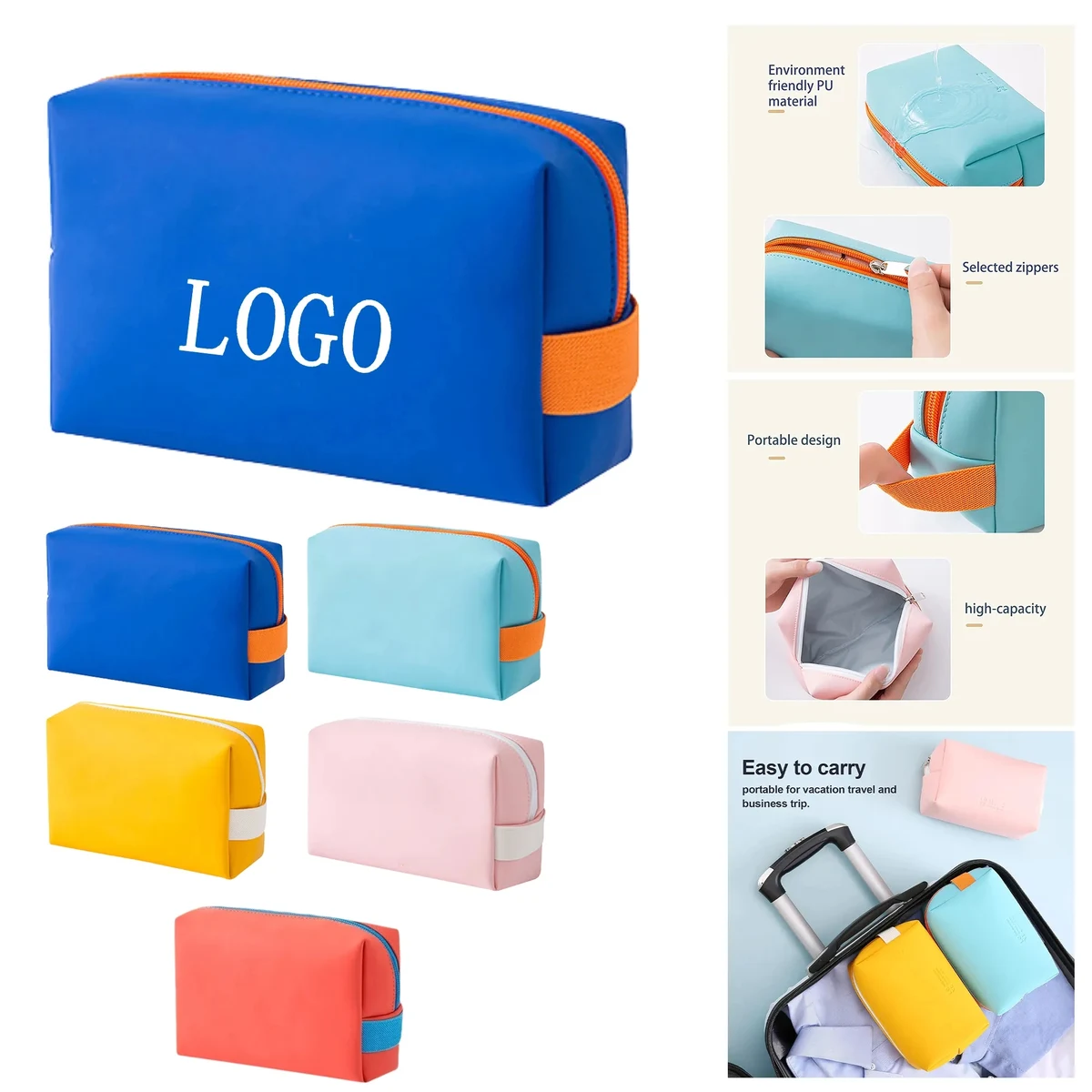 Luxury Waterproof Cosmetic Bag 1