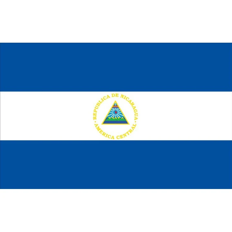 Nicaragua Flag - 2' x 3' - Nylon without Seal 1