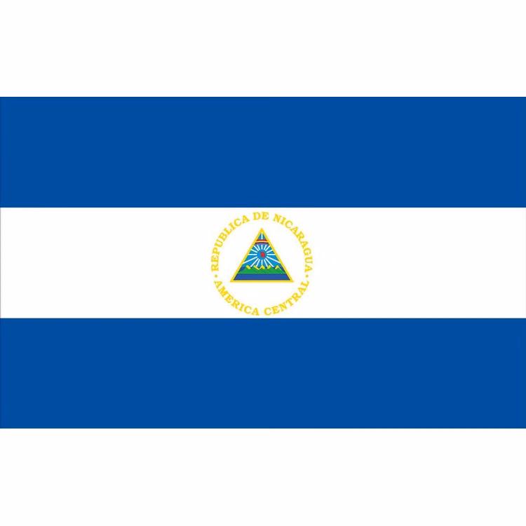 Nicaragua Flag - 2' x 3' - Nylon without Seal
