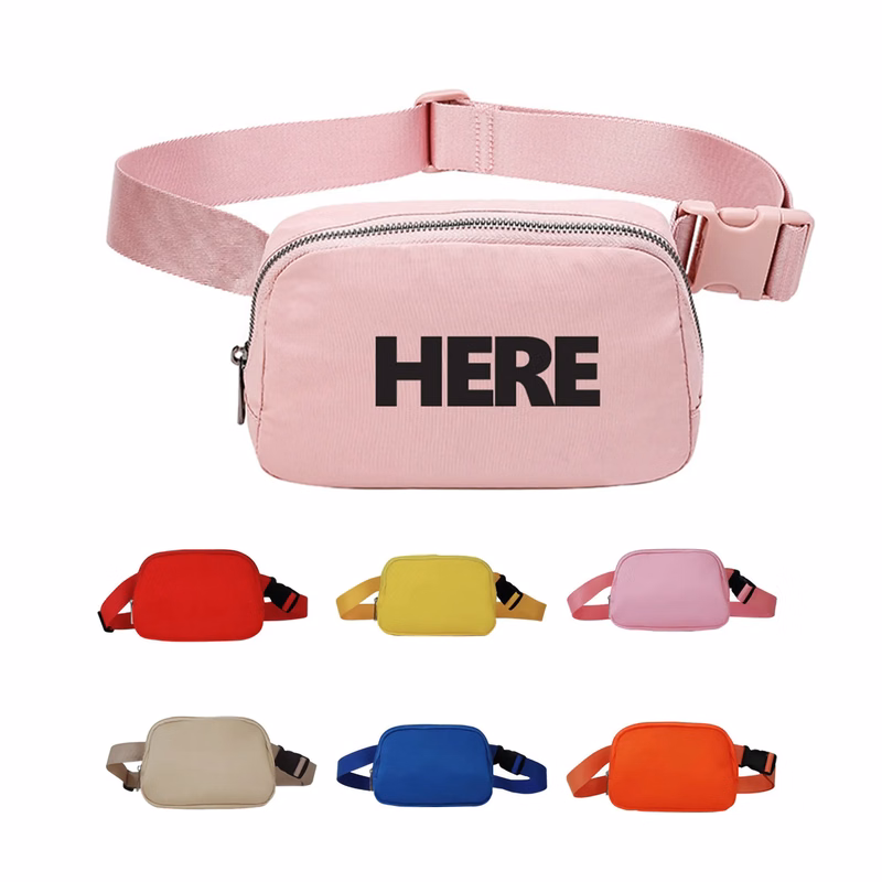 MOQ 100PCS Sports Running Nylon Waist Bag Fanny Pack