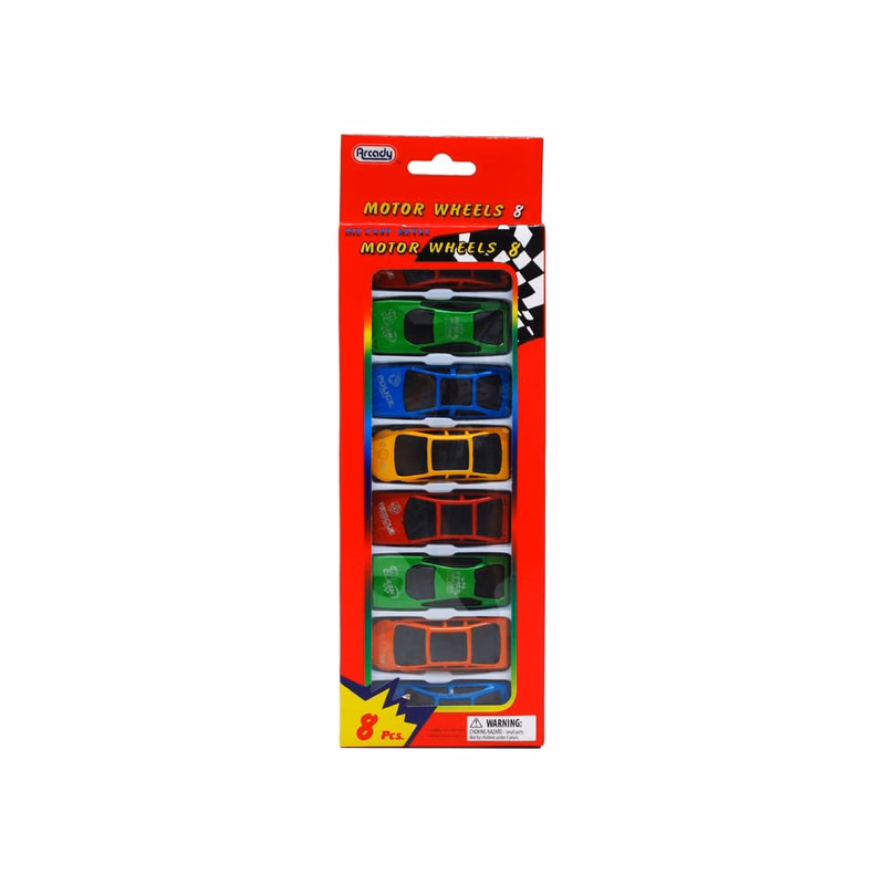 Diecast Metal Cars Set 8-Pack