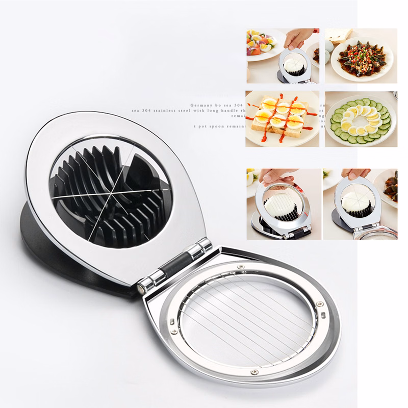 Multi- Function Stainless Steel Egg Slicer