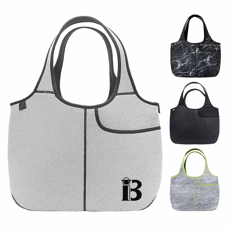 Waterproof Multi Pocket Neoprene Laptop Tote Bag