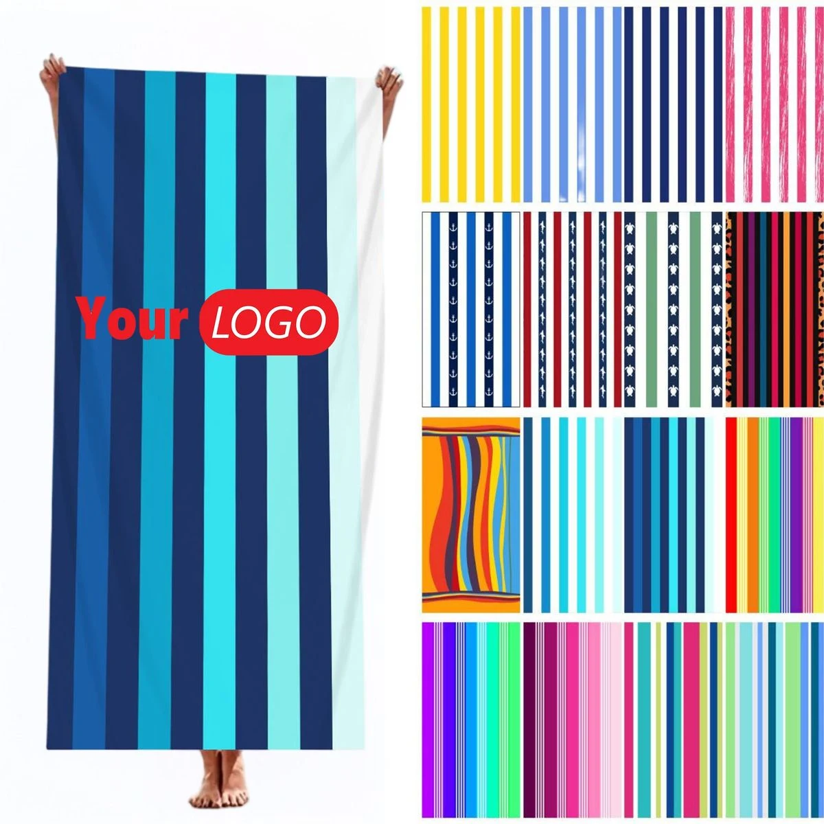 Custom Sand-Free Microfiber Beach Towel 1