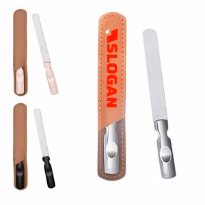 Nail File With Durable Leather Case