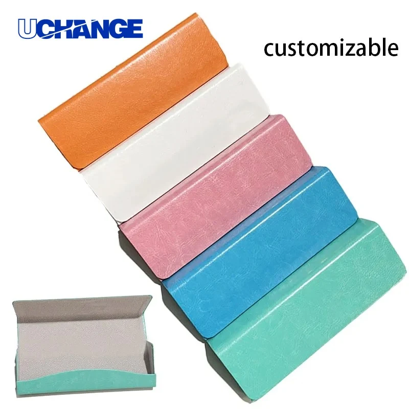 Colorful Leather Glasses Case Protective Eyewear Pouch for Daily Carry 1