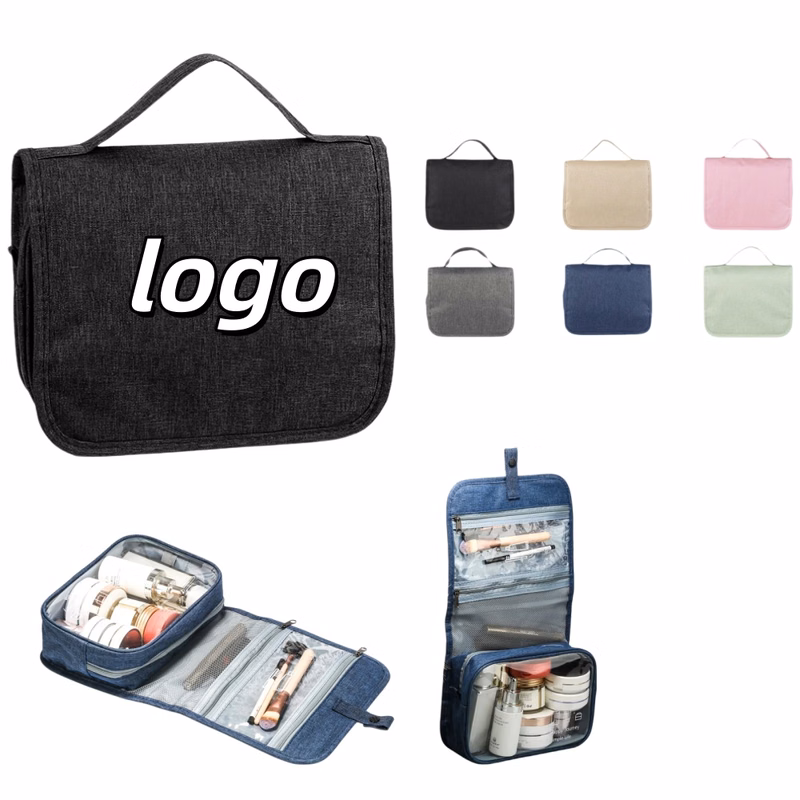 Waterproof Polyester Hanging Toiletry Bag
