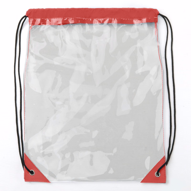 ClearPass Drawstring Bag w/ Hook Closure