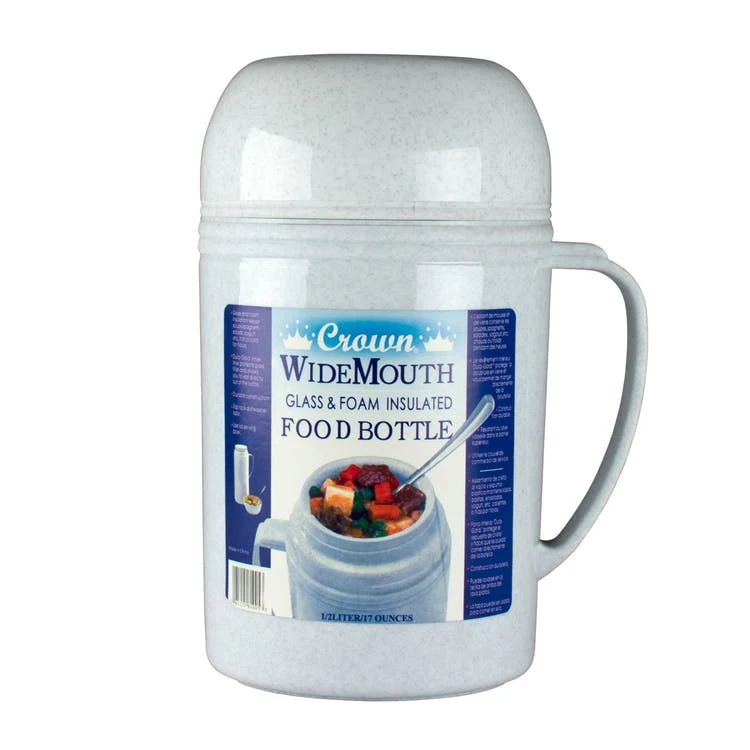 Vacuum Insulated Food Jars - White 17 oz 1
