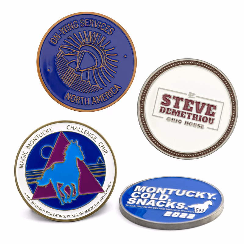 Die Struck Economy Iron Challenge Coins (2")