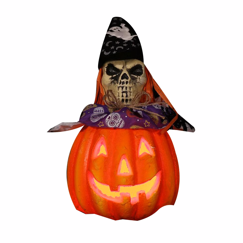 Lantern Witch creates a spooky presence Halloween Pumpkin light