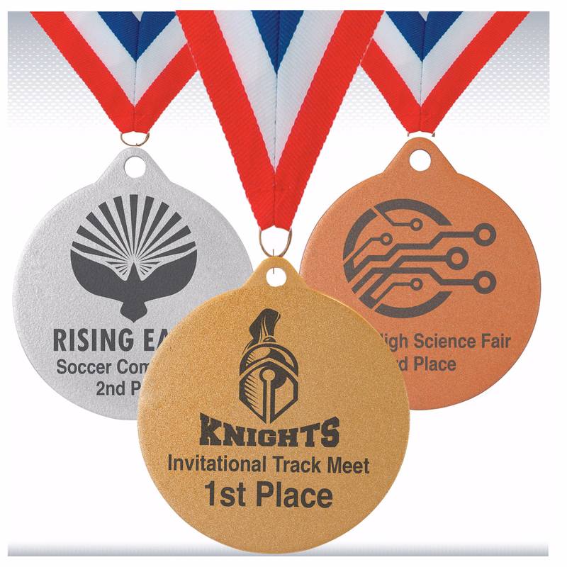 2 3/4" Laserable Medal
