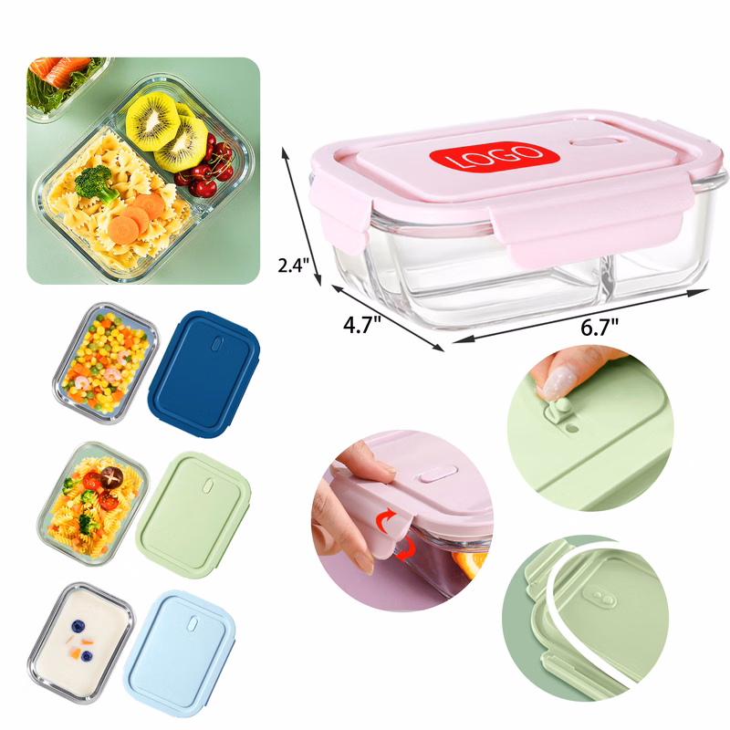 Hygienic 22 OZ Glass Bento Lunch Box