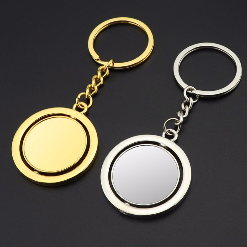 Rotating Metal Keychain