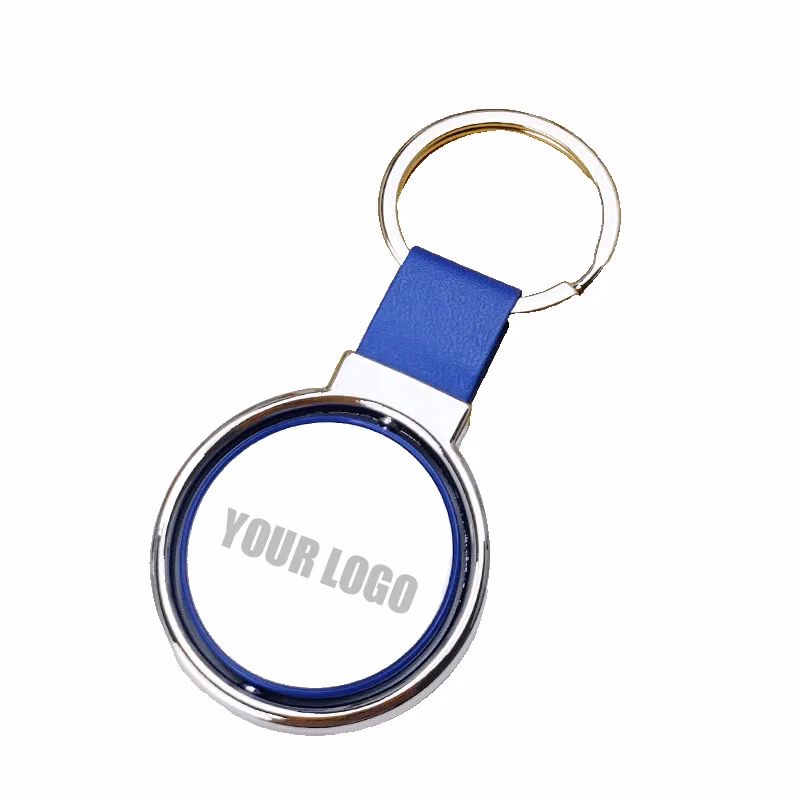 Metal Round Keychain