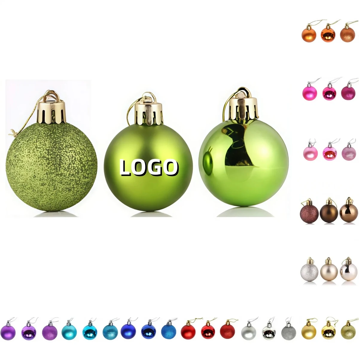 Party Christmas Plastic Decorative Balls 1