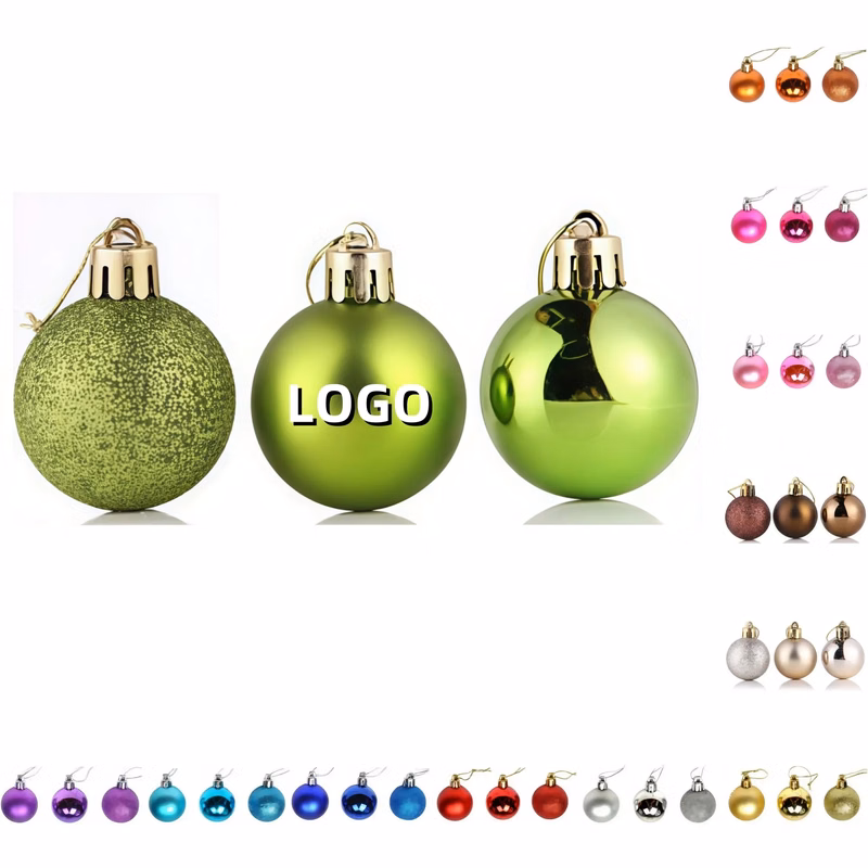 Party Christmas Plastic Decorative Balls