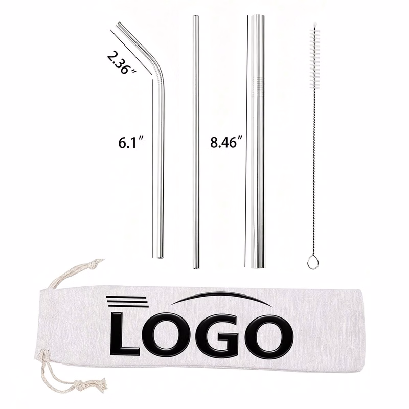 Branded Metal Straw Set for Corporate Giveaways