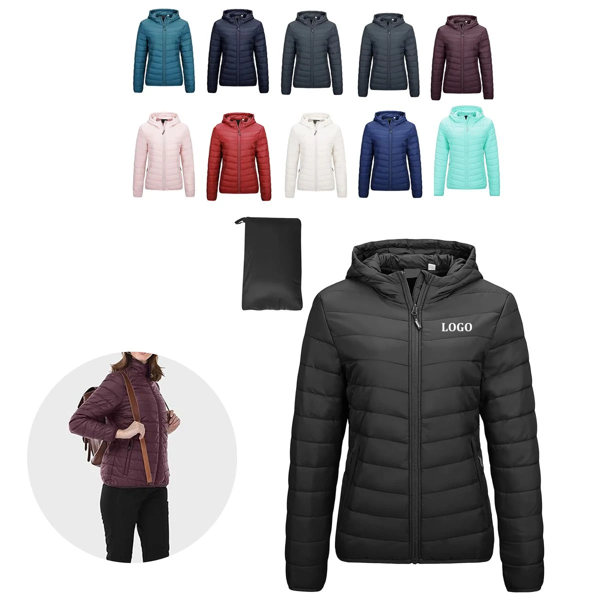 Women Packable Lightweight Winter Coat 1