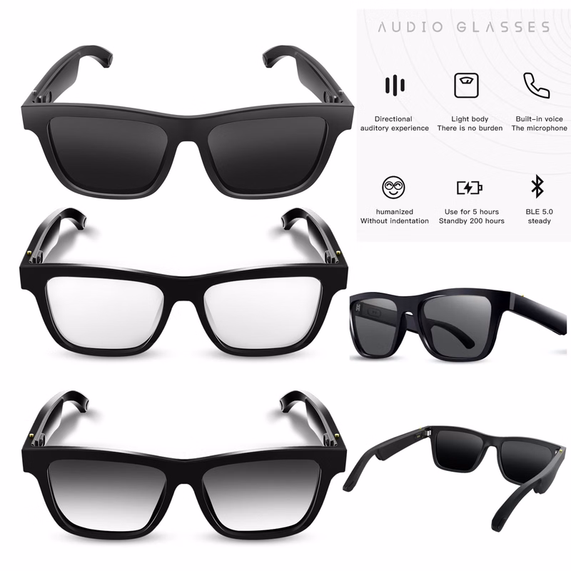 Talk and Listen to Music Audio Smart Glasses