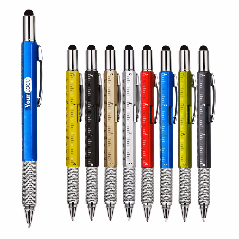 6-in-1 Multifunction Tool Ballpoint Pen