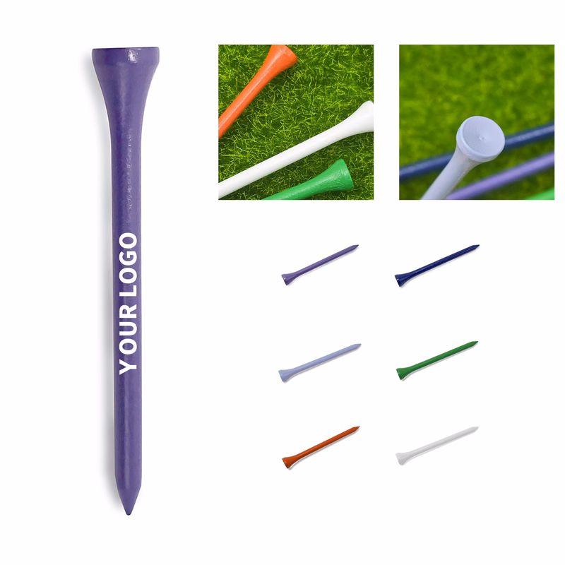 Wood Golf Tee 2.75" Height Practice And Course Use