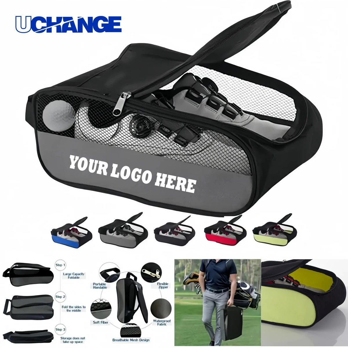 Portable Golf Shoe Bag for Travel 1