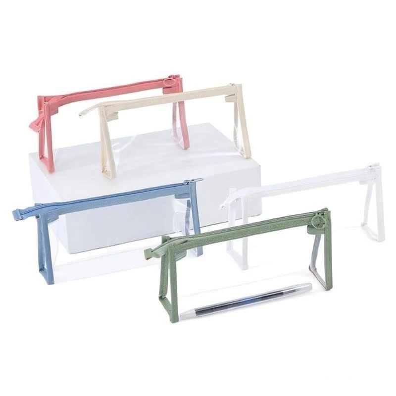 Transparent Triangular Pencil Bag 1