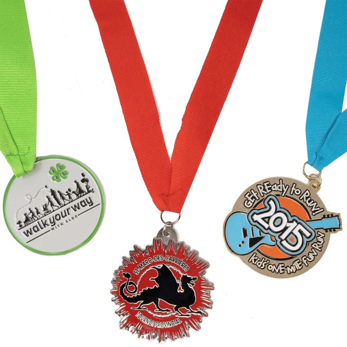Diestruck Soft Enamel Medals: 2 1/2" DIA 1