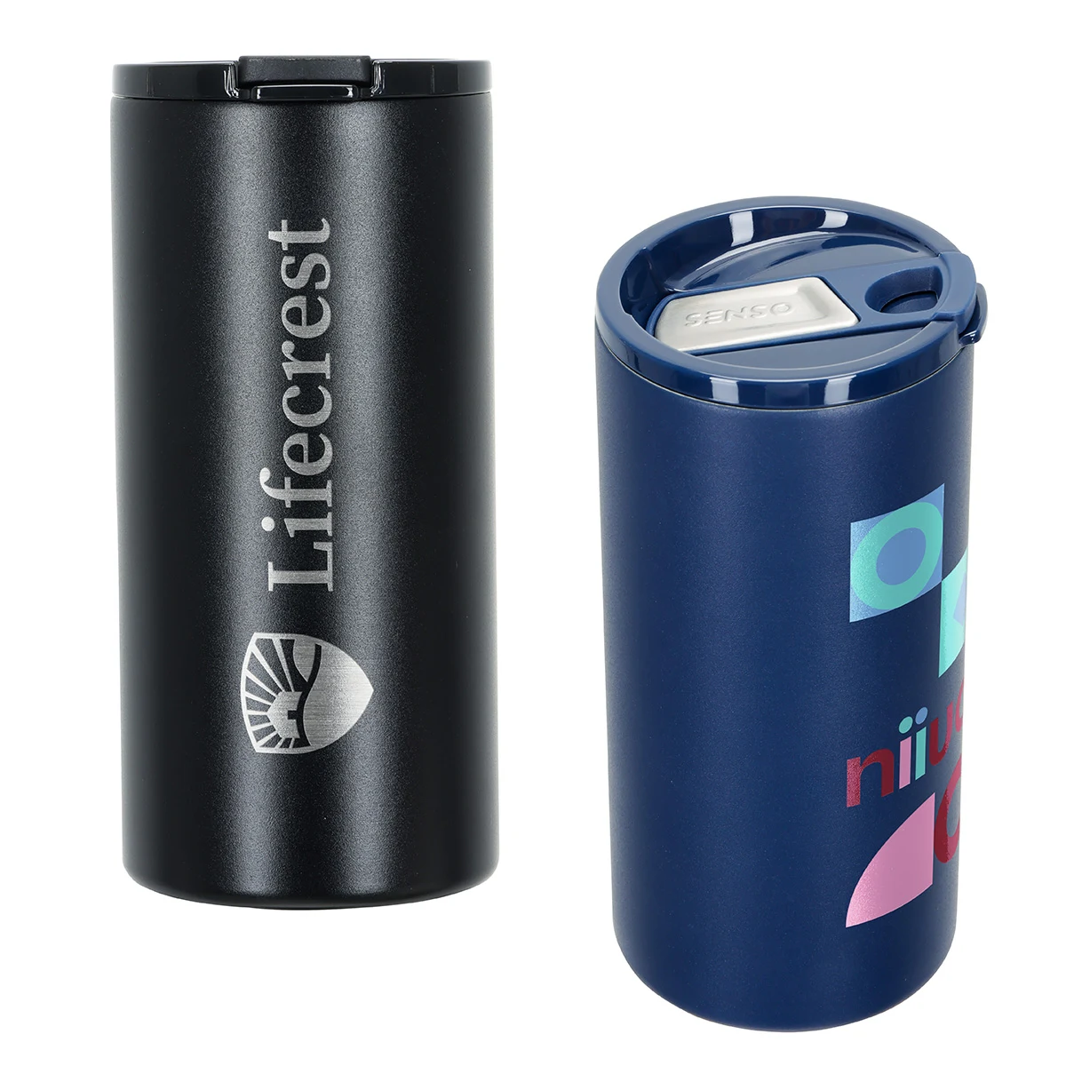 SENSO® Bowie 12 oz Eco-Friendly Vacuum Tumbler & Slim Can Cooler 1